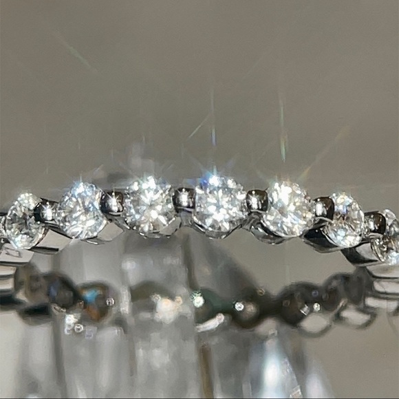 🦋New🦋 1.2tcw Eternity Band - Picture 3 of 4